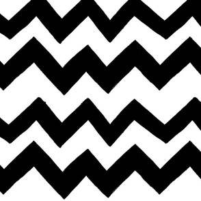 big chevron black and white