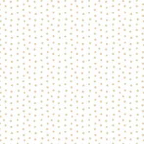 VALENTINES DAY ROMANTIC DOTS WHITE AND BEIGE