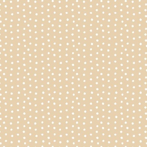 VALENTINES DAY ROMANTIC DOTS BEIGE AND WHITE