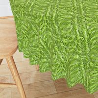 Flowing Textured Leaves Dramatic Elegant Classy Large Neutral Interior Monochromatic Green Blender Jewel Tones Lime Green Yellow AED43D Dynamic Modern Abstract Geometric