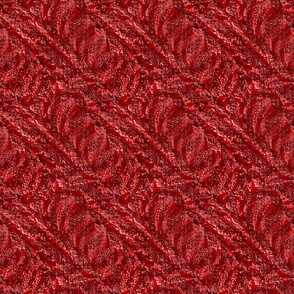 Flowing Textured Leaves Dramatic Elegant Classy Large Neutral Interior Monochromatic Red Blender Jewel Tones Red Berry Dark Red 990000 Dynamic Modern Abstract Geometric