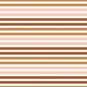 Pink and Orange Fall Stripes 12 inch