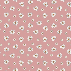 Mauve Pink Daisies 6 inch