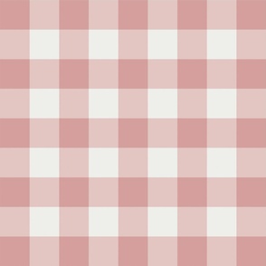 Pink Gingham Plaid 24 inch