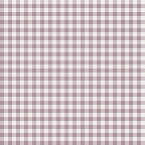 Purple Gingham Plaid 6 inch