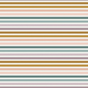 Pastel Colorful Stripe 6 inch