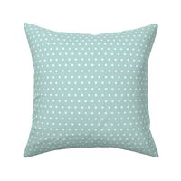 Light Blue Polka Dots 6 inch