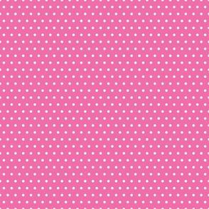 Hot Pink Polka Dots 6 inch