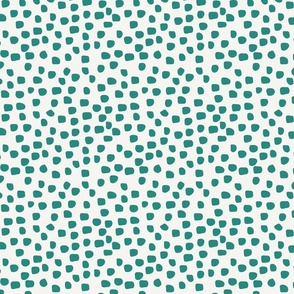  Random Polka Dots green color