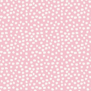  Random Polka Dots pink bg
