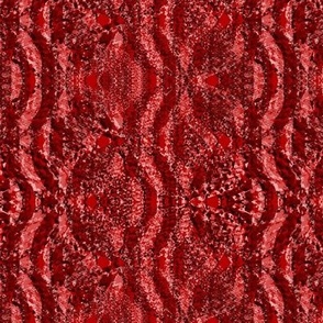 Flowing Textured Leaves and Circles Dramatic Elegant Classy Large Neutral Interior Monochromatic Red Blender Jewel Tones Red Berry Dark Red 990000 Dynamic Modern Abstract Geometric