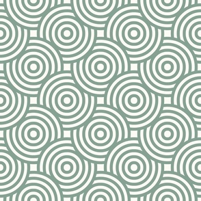 Boho Circles Sage Green