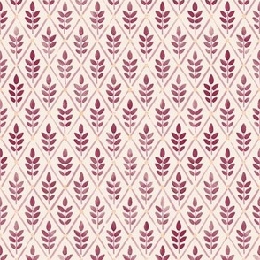 Poison Sumac Argyle Watercolor Teja Roja Small 