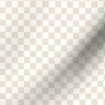 (extra small scale) checkerboard - woven checks - sandstone - C23