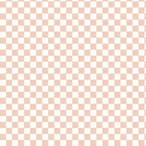 (micro scale) checkerboard - woven checks - pink -  C23
