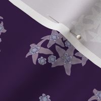 Crown Flower Heart Cluster-Purple