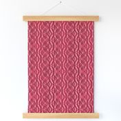 Flowing Textured Leaves and Circles Dramatic Elegant Classy Large Neutral Interior Monochromatic Pink Blender Jewel Tones Pantone Viva Magenta Pink BE3455 CelebrateVivaMagentaCOY2023 Dynamic Modern Abstract Geometric