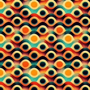 Peek-a-Boo Eyes | 1970s Warm Psychedelic