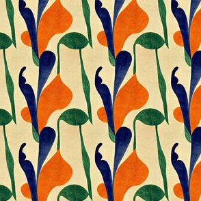 Birds of Paradise | Matisse-esque
