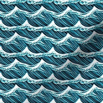 1297 - Ocean Waves Japanese Art