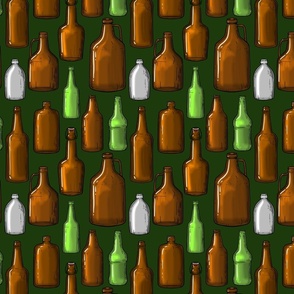 Bottles of beer on the wall green medium 