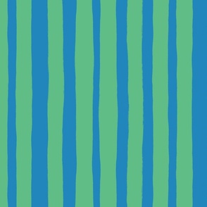vertical stripes blue green
