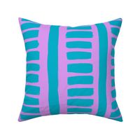 vertical and horizontal stripes purple and blue