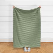 42 Geometric Stars- Japanese Hemp Leaves- Asanoha- Sage Green- Petal Solids Coordinate- Small