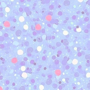 Confetti Polka Dots Ditsy - Light Purple - Large Scale (Colors, Confetti & Kimono Dolls)