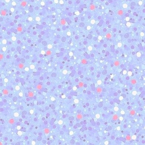 Confetti Polka Dots Ditsy - Light Purple - Medium Scale (Colors, Confetti & Kimono Dolls)