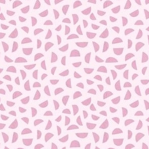 Ditsy semicircles - pink