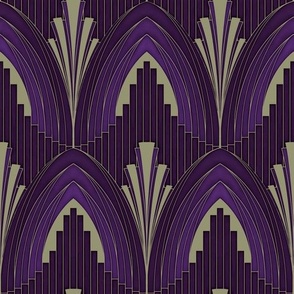 Art Deco Opulence Purple
