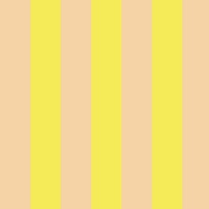 HouseofMay-Bold vertical stripes yellow wheat