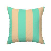 HouseofMay-bold vertical stripes pearl aqua wheat