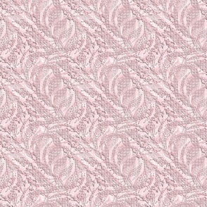 Flowing Textured Leaves Dramatic Elegant Classy Large Neutral Interior Monochromatic Pink Blender Pastel Colors Baby Cotton Candy Pink F1D2D6 Fresh Modern Abstract Geometric