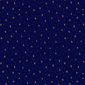 Stars at night, dark blue