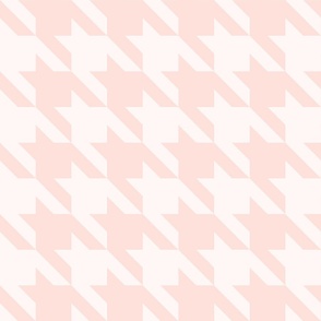 XL Houndstooth in light blush pink