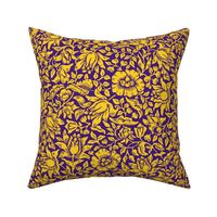 1879 "Mallow" by William Morris - Louisiana State colors - Gold on Purple