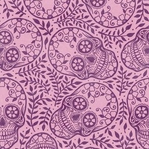 Sugar skulls - pink