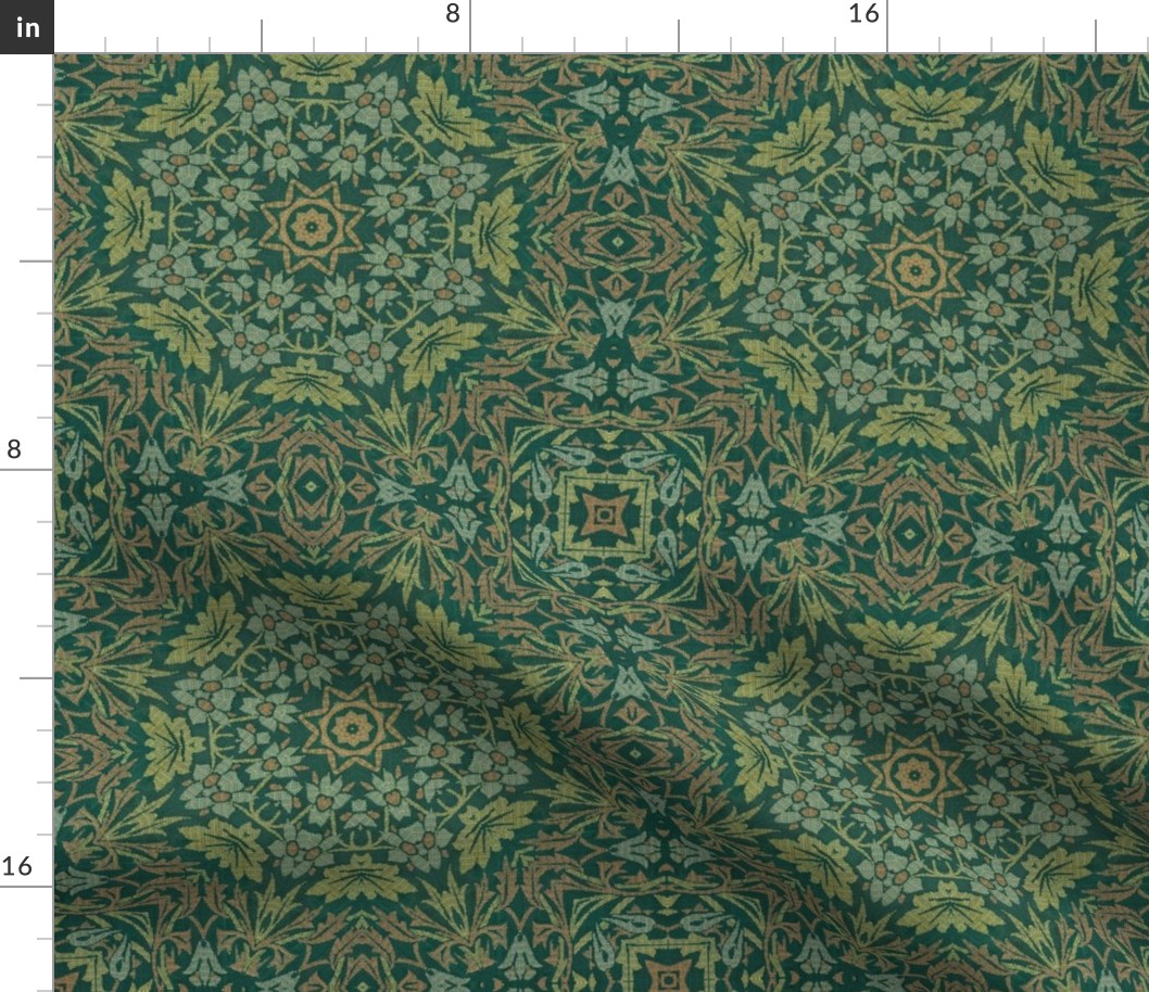 William Morris Tribute Pattern Greenery Smaller Scale