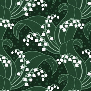 Lily of the Valley // Large // Dark Evergreen