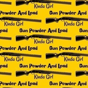 Gun Powder, yellow