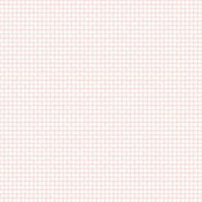 Blush pink and white polka dots- small scale