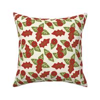 Berries  and leaves pattern