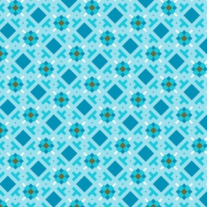 Shades of Blue - Seamless Pattern