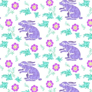 Purple Easter Bunnies