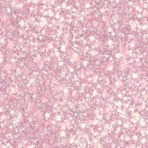 Soft Bunny Fluff -- Solid Light Pink Pastel Faux Glitter -- Glitter Look, Simulated Glitter, Glitter Sparkles Print -- 60.42in x 25.00in repeat -- 150dpi (Full Scale)