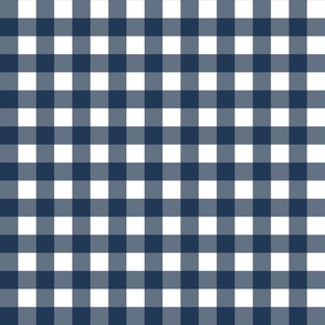 Navy Blue Gingham - Avaleigh Collection 12 inch