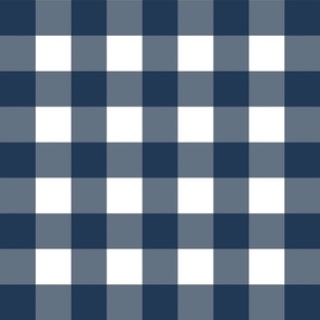 Navy Blue Gingham - Avaleigh Collection 24 inch