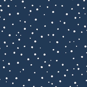 Navy Blue Dot - Avaleigh Collection 24inch